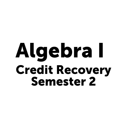 MAT2001JCSHS2-Algebra 1 Semester 2 Shreveport Job Corps